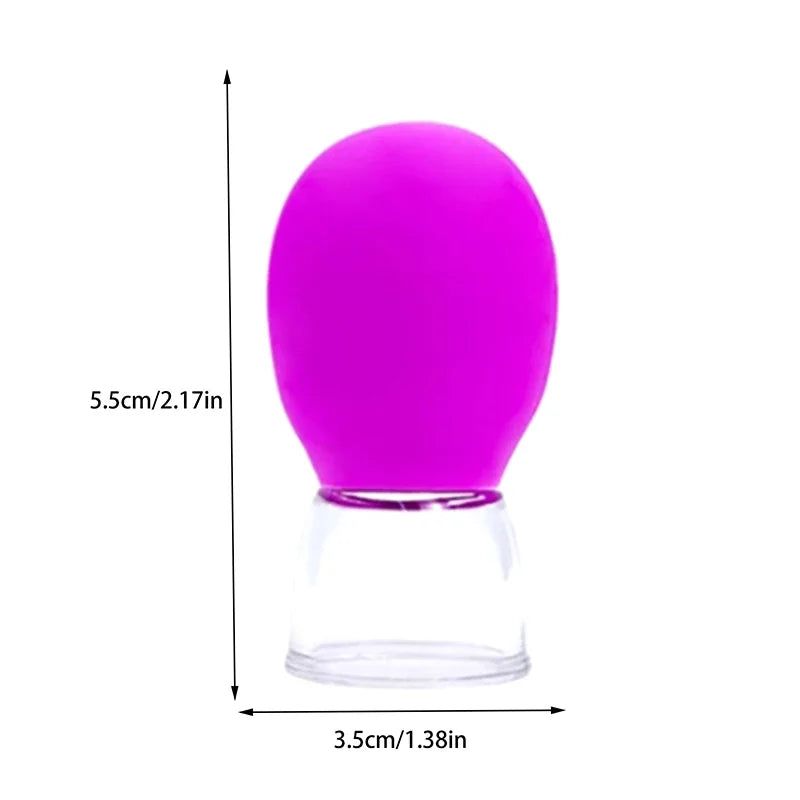 Silicone Cupping Massage Cup – Face, Neck & Body Vacuum Tool Cupping Massage Cup QXL