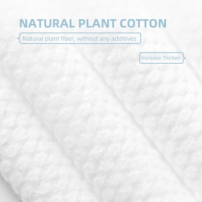Disposable Face Towels | Soft Pearl Cotton Makeup Remover Wipes Disposable Face Towel QXL