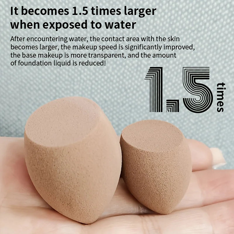35-Piece Makeup Sponge & Puff Set | 5 Types, PU Applicators Makeup Sponge & Puff Set QXL