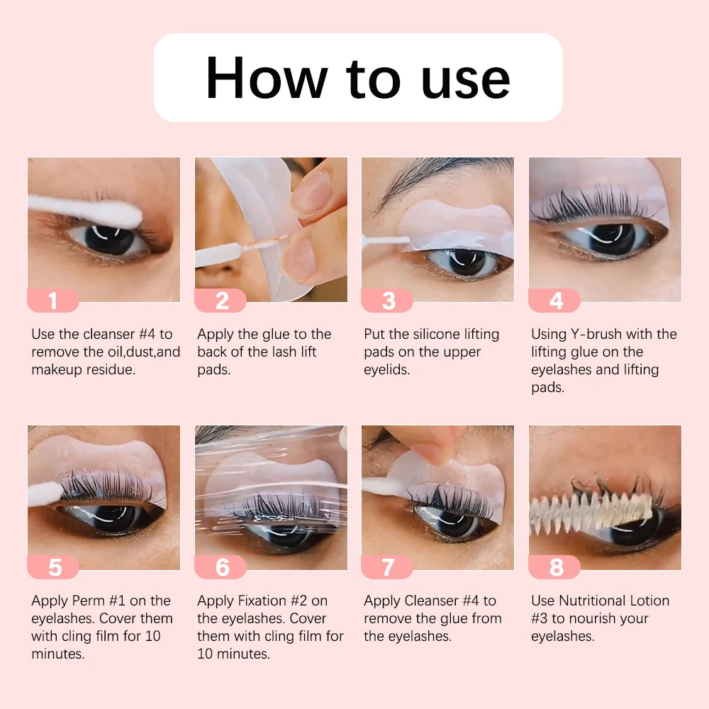 Lash Lift Kit – Semi-Permanent Eyelash Perm & Curl Set Lash Lift Kit QXL