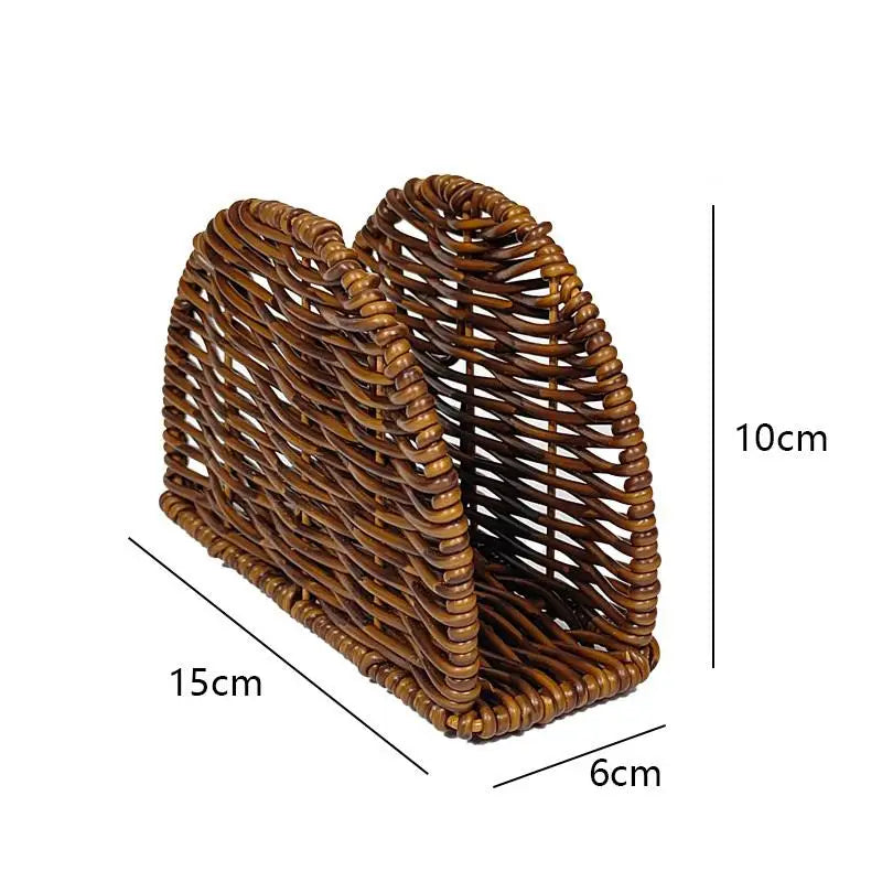 Creative Resin Napkin Holder | Vertical Tissue Stand for Table Napkin Holder QXL A4