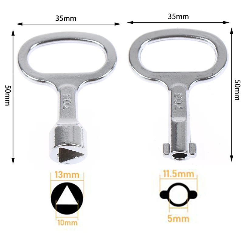 Triangle Socket Panel Lock Key | Universal Cabinet Wrench Panel Lock Key QXL