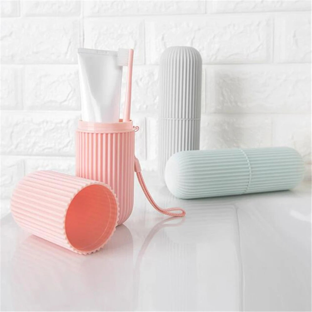 Travel Toothbrush & Toothpaste Storage Box | Portable Case Toothbrush Travel Case QXL