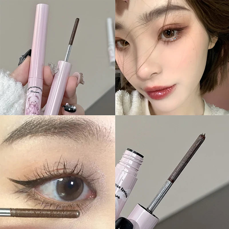 QIBEST Silk Fibre Mascara | Ultra-Fine Brush Waterproof Silk Fibre Mascara QXL