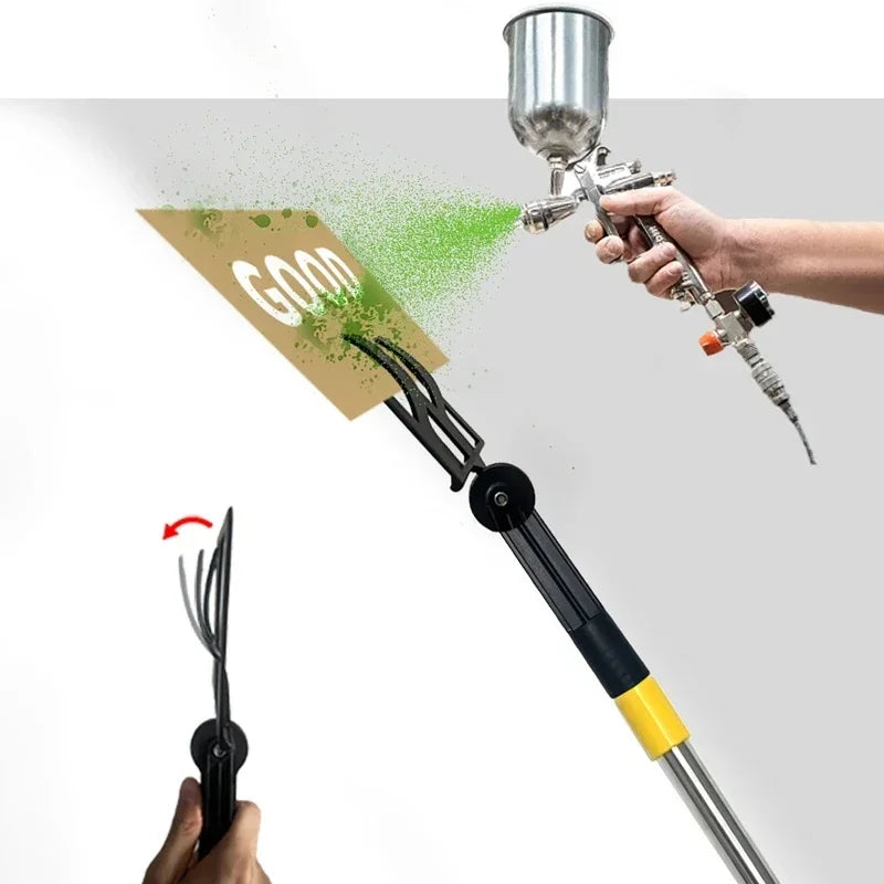 Spray Paint Baffle Holder with 120cm Extension Pole | 180° Paint Baffle Holder QXL
