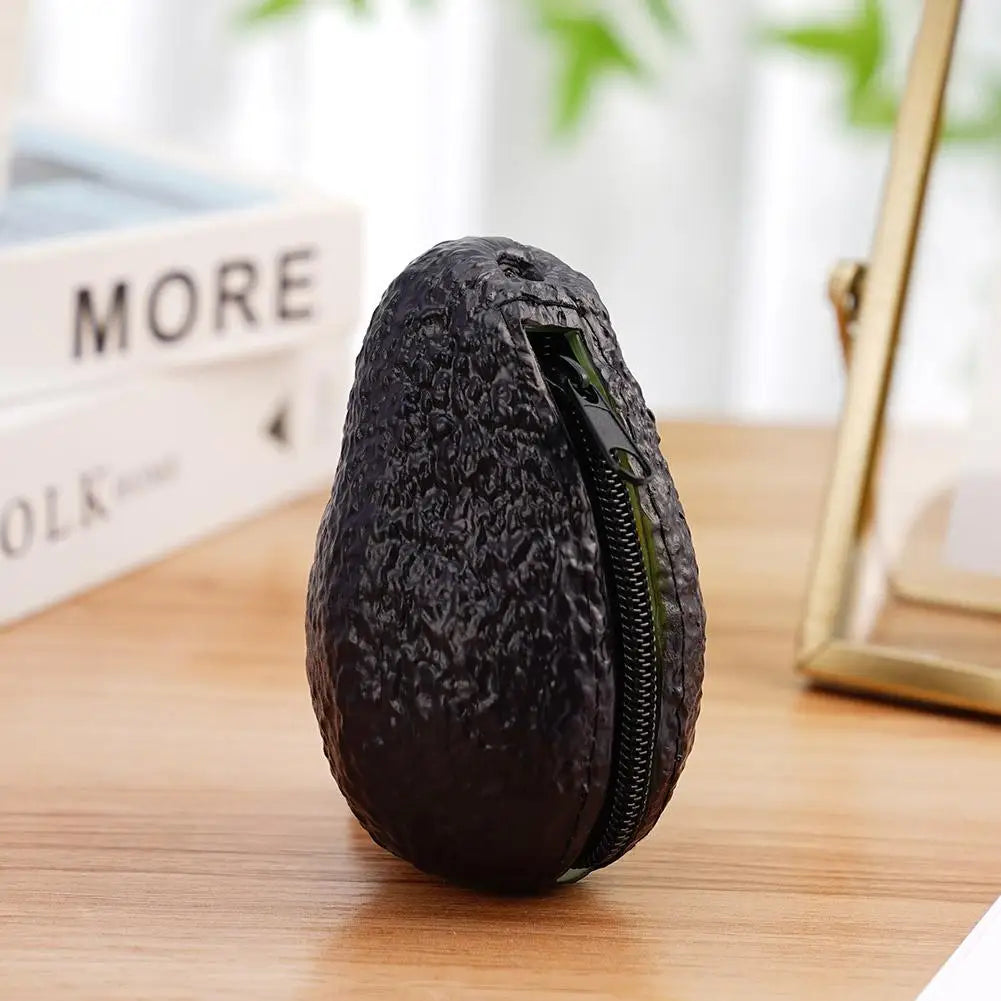 Avocado Coin Purse | Cute Novelty Mini Zipper Pouch Wallet Novelty Coin Purse QXL