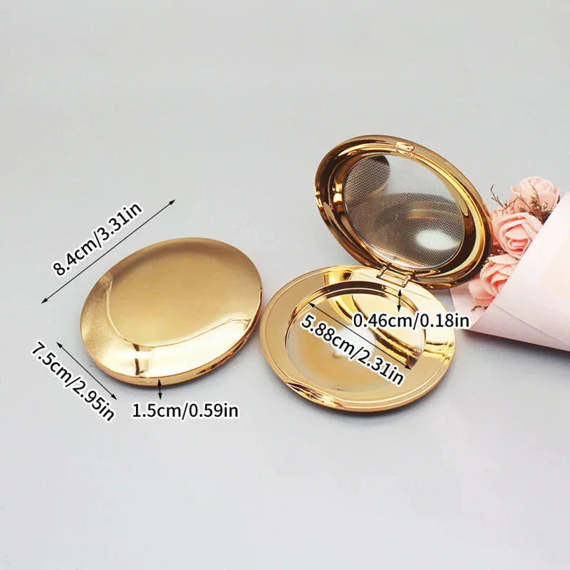 Refillable Empty Powder Compact Case | Travel Makeup Container Makeup Compact Case QXL