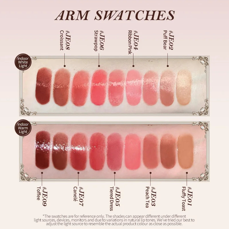 Flower Knows Sweetie Bear Lip Jelly & Satin Blush | Waterproof Lip Gloss & Blush QXL