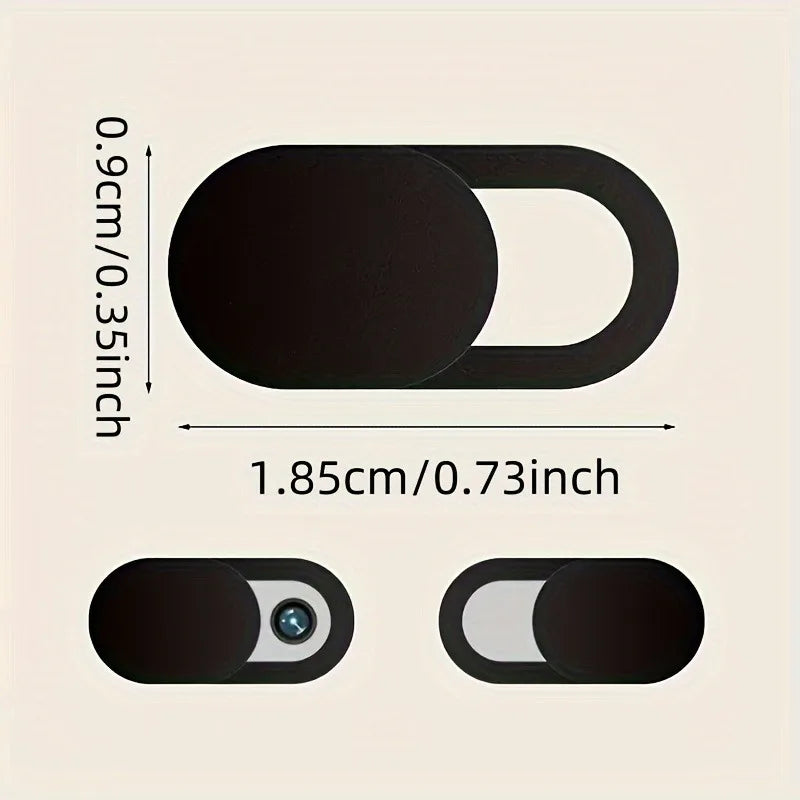 2-Pack Metal Webcam Cover & Camera Privacy Sticker Webcam Privacy Cover QXL