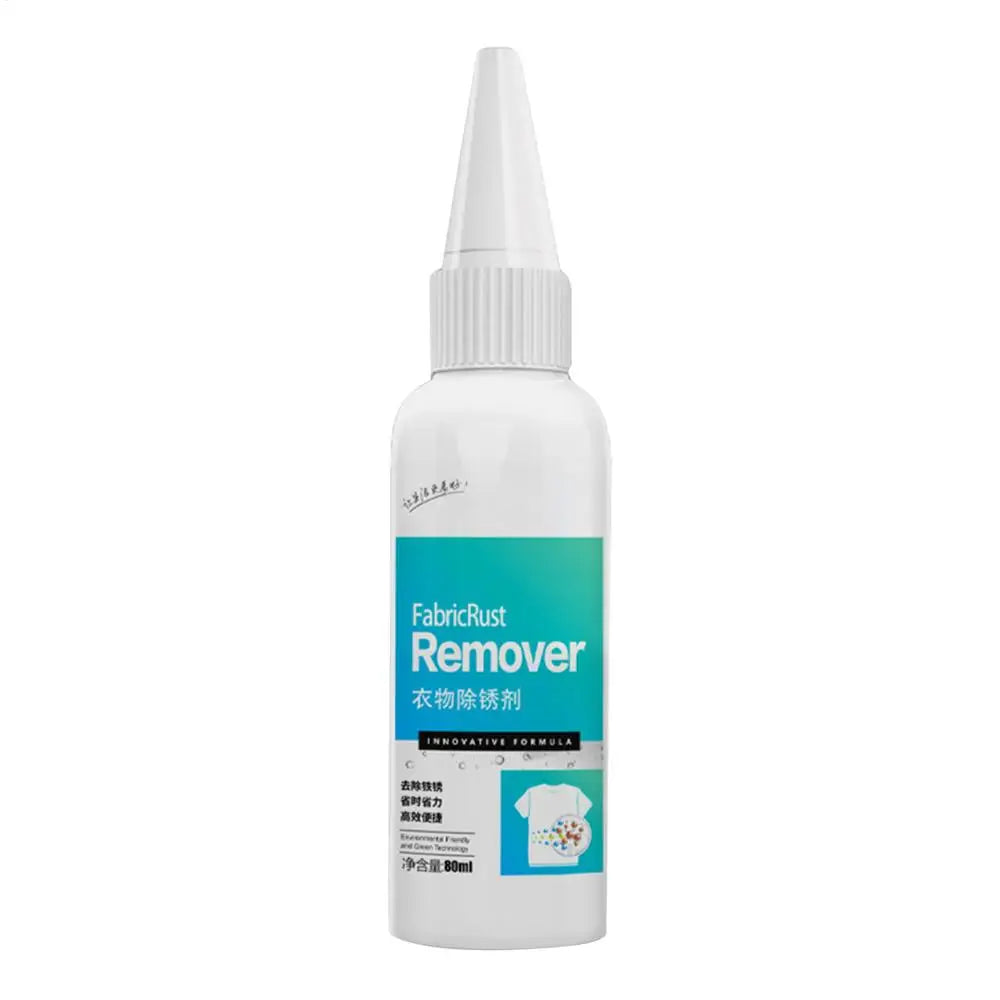 80ml Fabric Rust & Stain Remover – Fast-Acting Clothing Cleaner Fabric Stain Remover QXL 1pcs
