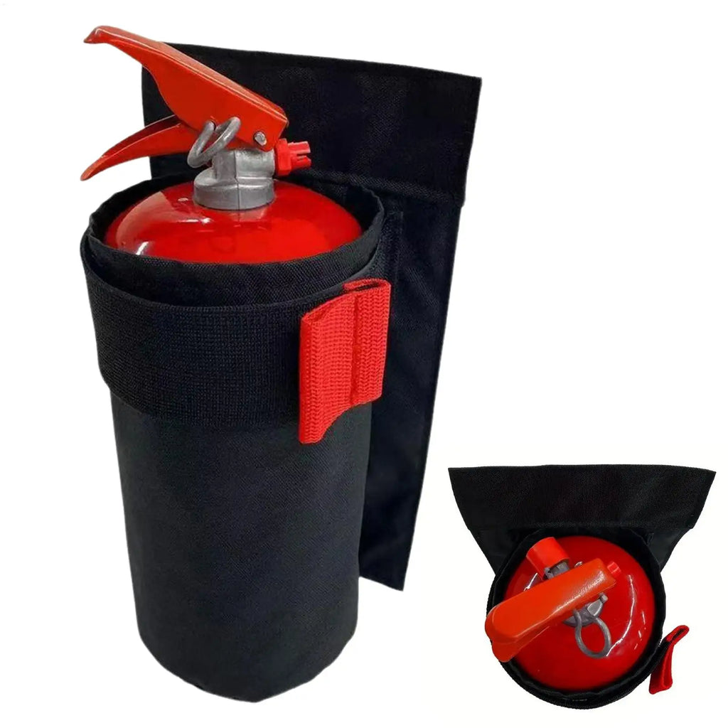Car Fire Extinguisher Mount Oxford Storage Bag – Universal Fit Fire Extinguisher Mount QXL