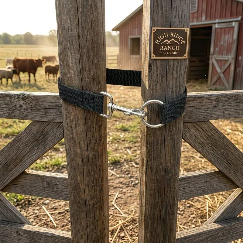 2-Pack 50cm Horse Gate Latch Ropes – Livestock Pen Loop Gate Latch Rope QXL
