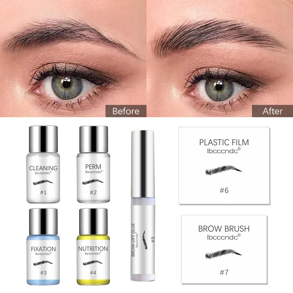 ibcccndc Brow Lamination Kit – DIY Eyebrow Perming Set Brow Lamination Kit QXL