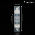 Double-Headed Vacuum Refillable Travel Bottle 5ml/10ml Refillable Travel Bottle QXL 5ml B Transparent
