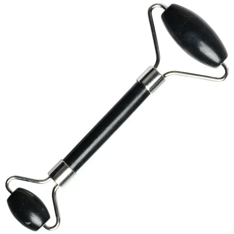 AVZER Natural Obsidian Face Roller | Facial Massager Tool Face Roller Massager QXL