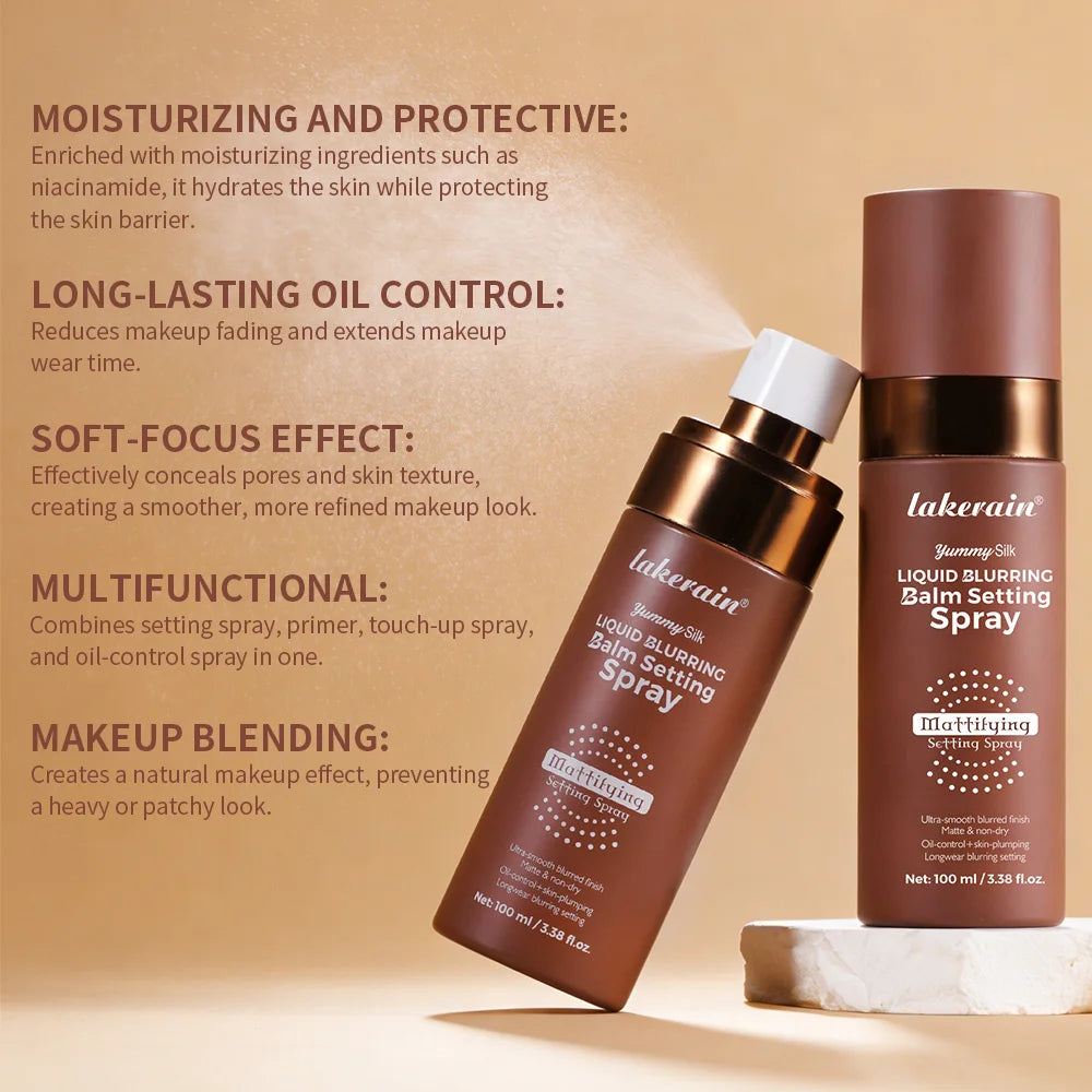 Matte Makeup Setting Spray – Oil Control, Long-Lasting Finish Makeup Setting Spray QXL