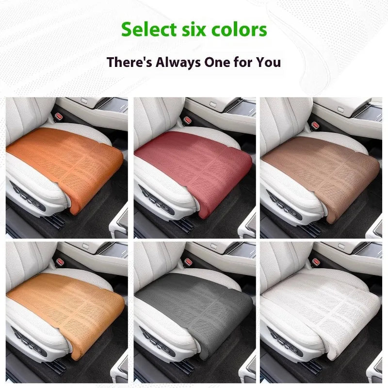 Luxury Car Leg Rest Pad | Ventilated Leather Seat Cover Car Seat Leg Rest QXL