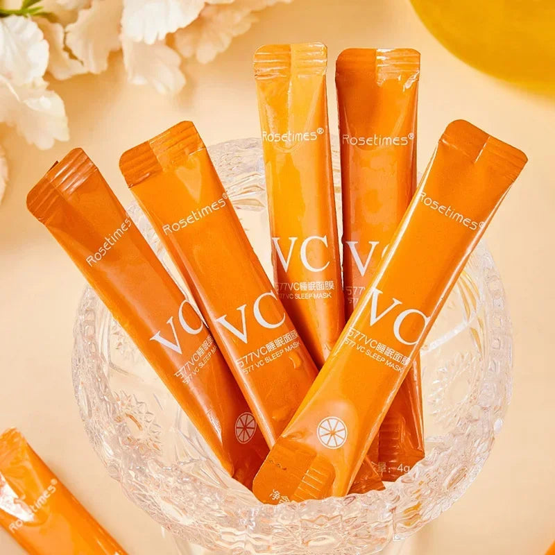SADOER 30-Pc Vitamin C Overnight Sleeping Mask | No-Wash Overnight Sleeping Mask QXL