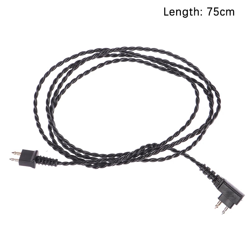 2-Pin Hearing Aid Replacement Cable Cord 72cm | Pocket Aid Wire Hearing Aid Accessory QXL