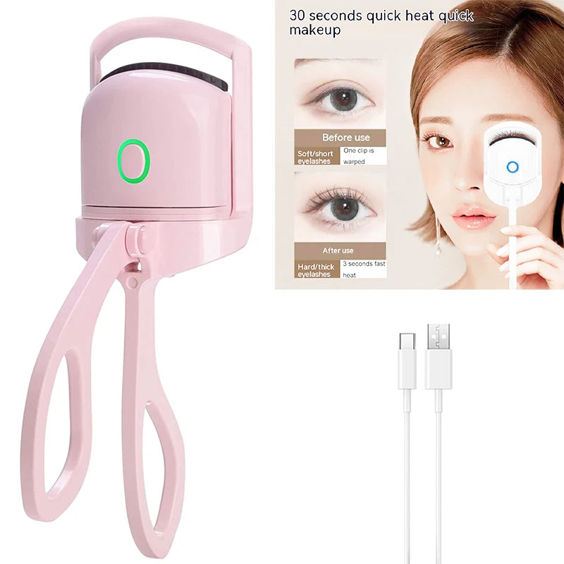 Electric Heated Eyelash Curler | Long-Lasting Lash Lift Tool Heated Eyelash Curler QXL