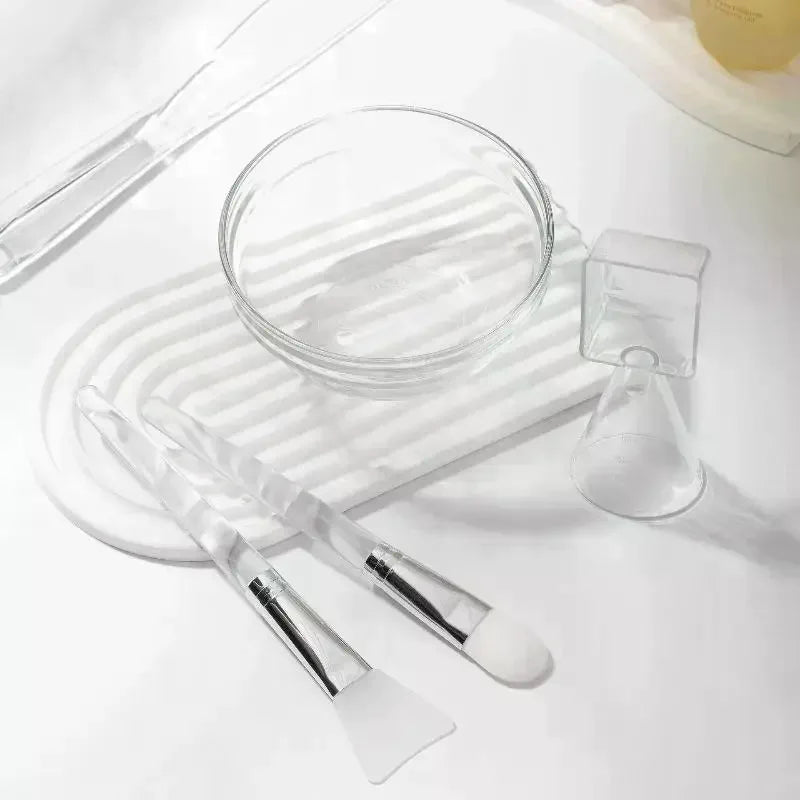 5-Piece DIY Face Mask Mixing Set | Bowl, Brushes & Spatula Face Mask Tool Set QXL
