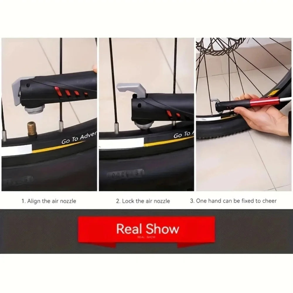 Glue-Free Tire Repair Kit with Air Pump | Cars & Bikes Tire Repair Kit QXL