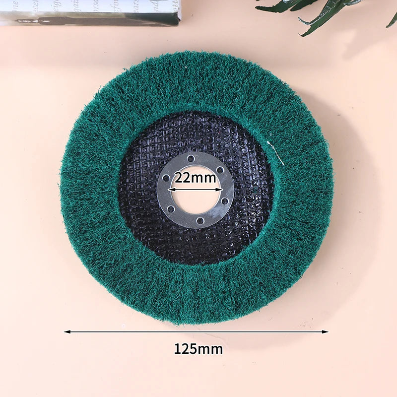 Nylon Fiber Flap Polishing Wheel 100/115/125mm Angle Grinder Flap Polishing Wheel QXL C4