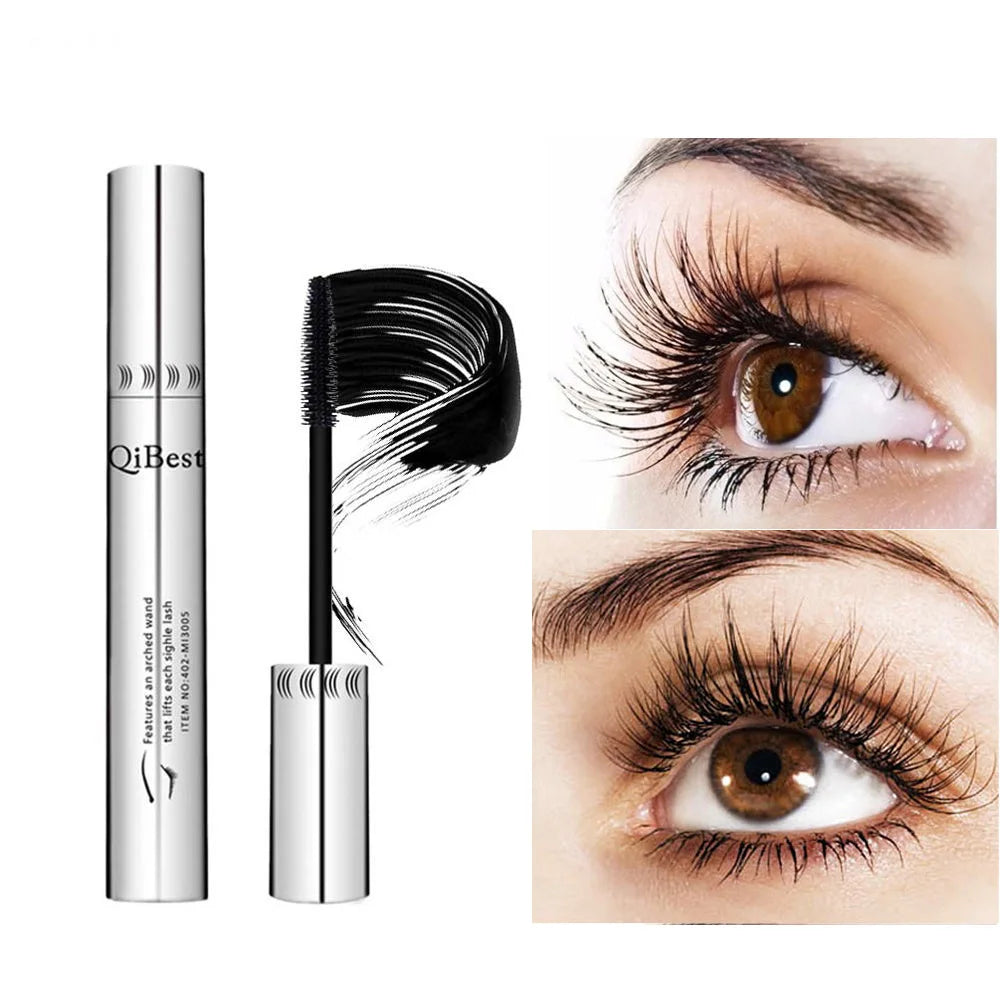 QiBest 4D Silk Fiber Mascara – Waterproof, Volumizing & Lengthening Silk Fiber Mascara QXL