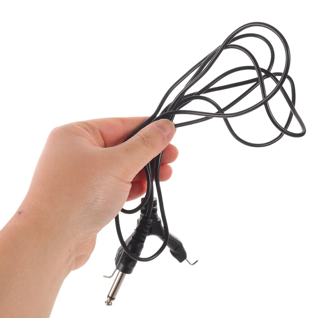 Tattoo Clip Cord Silicone Power Wire | 6.35mm Stereo Cable Tattoo Clip Cord QXL