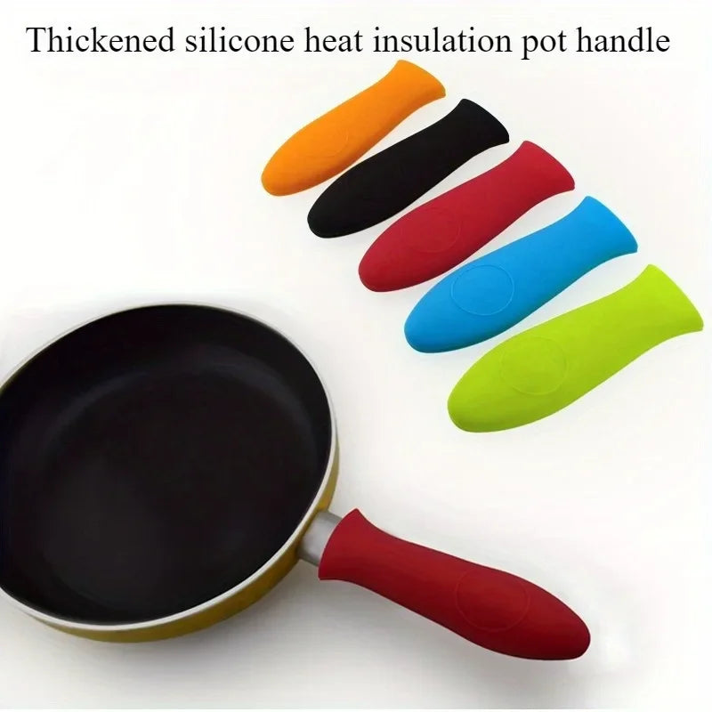 Silicone Pot Handle Sleeve | Anti-Slip Heat-Resistant Cover Pot Handle Sleeve QXL