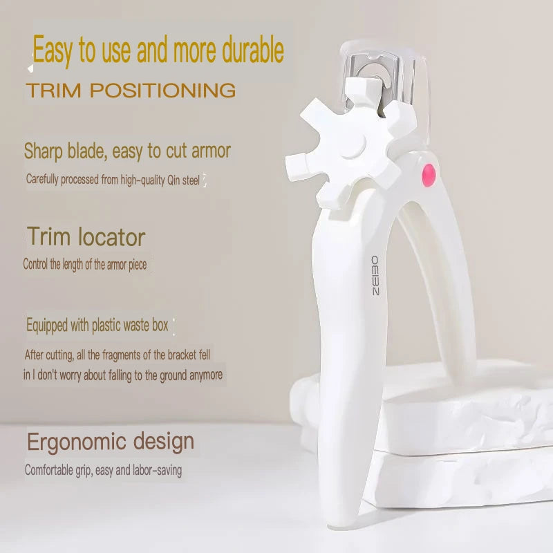 Anti-Splash French Nail Clipper | False Nail Shaping Tool Nail Clipper QXL