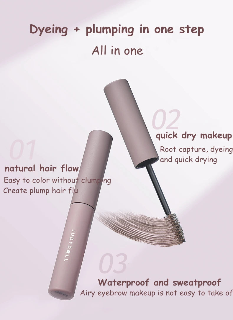 Judydoll Waterproof Eyebrow Tint Mascara Balm | Natural Look Eyebrow Tint Mascara QXL