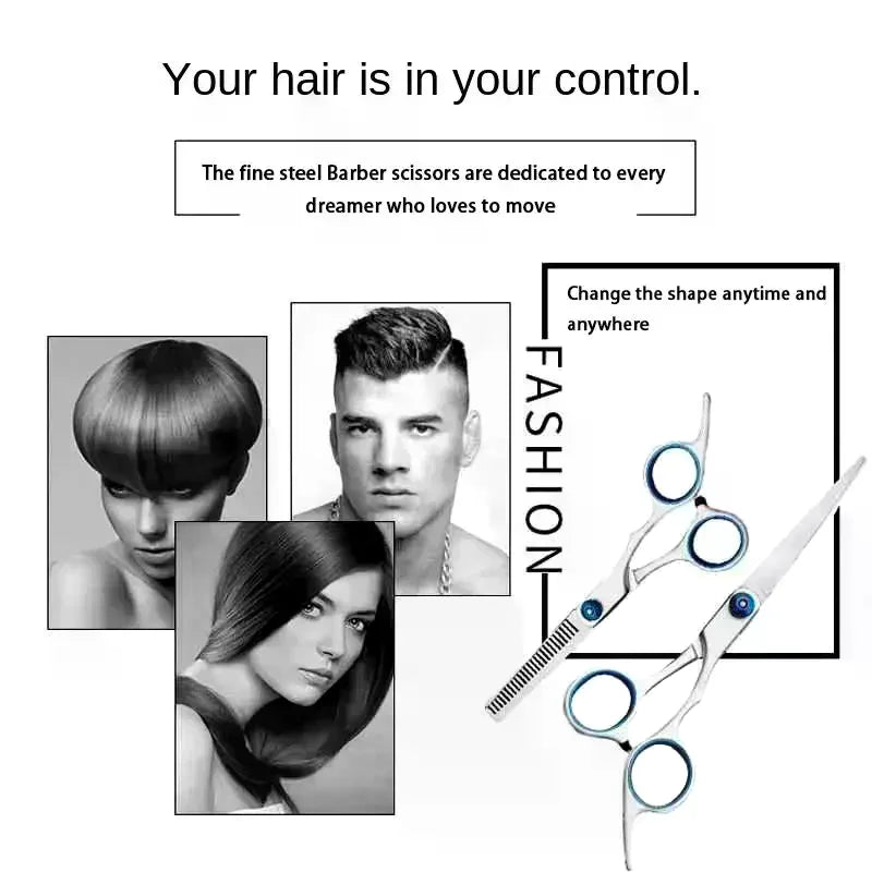 YOVIP 6-Inch Hairdressing Scissors – Cutting & Thinning Set Hair Cutting Scissors QXL