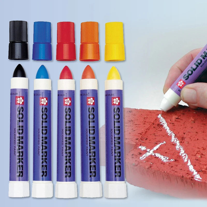 Solid Paint Pen Industrial Marker | Waterproof Metal & Tire Industrial Paint Marker QXL