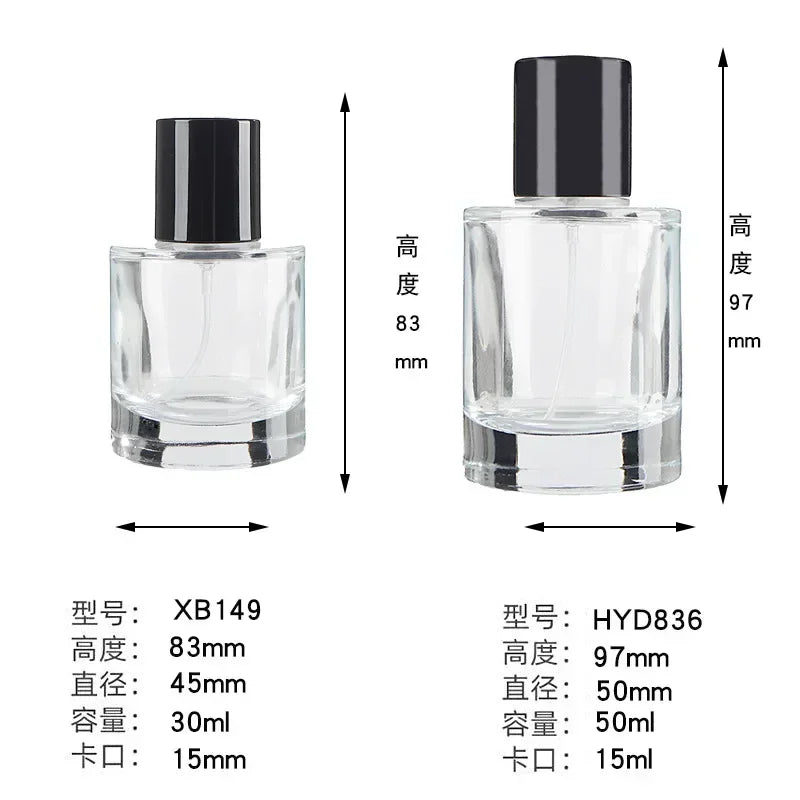 30ml 50ml Glass Bayonet Spray Bottle | Refillable Perfume Perfume Spray Bottle QXL