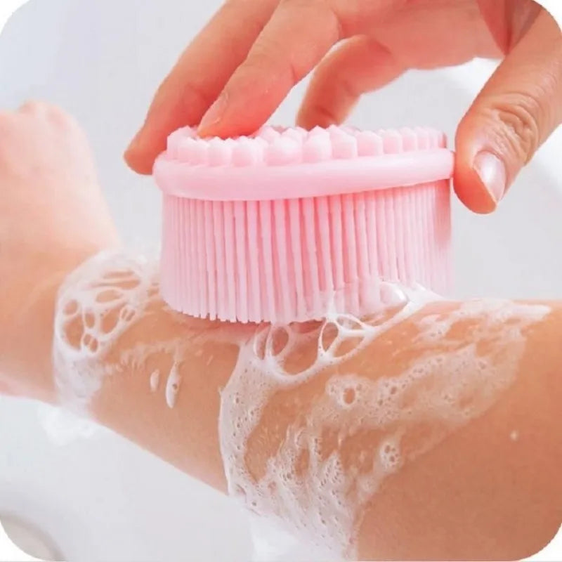 Silicone Body Scrubber & Exfoliating Bath Brush Silicone Bath Scrubber QXL