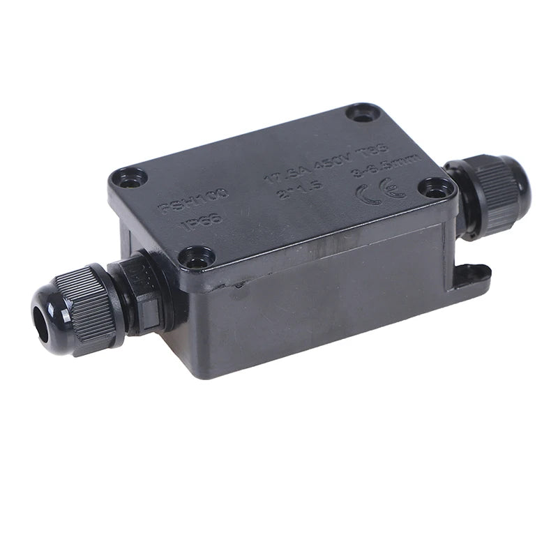 IP66 Waterproof Junction Box 450V 2-Way Cable Terminal Outdoor Waterproof Junction Box QXL