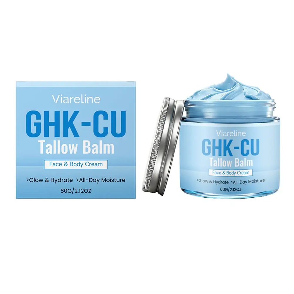 GHK-CU Copper Peptide Blue Cream | Deep Hydration 60g Copper Peptide Cream QXL A