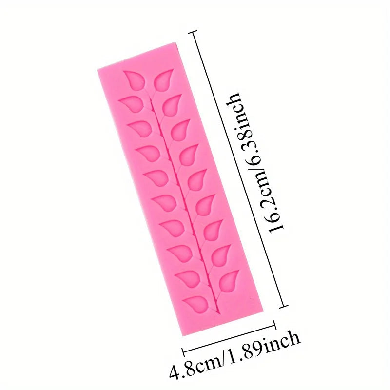 Silicone Lace Leaf Mold for Fondant Chocolate Cake Decorating Cake Decorating Mold QXL