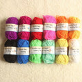12-Color Kids Weaving & Crochet Yarn DIY Craft Kit Craft Yarn Kit QXL 12pcs