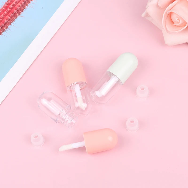 10-Pack Empty 5ml Lip Gloss Tubes DIY Refillable Wand Containers Lip Gloss Containers QXL