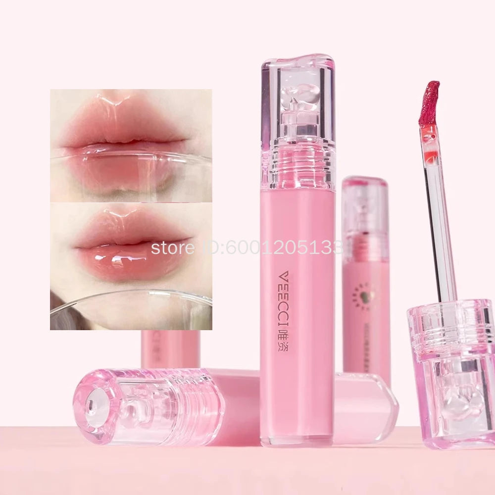 VEECCI Mirror Lip Glaze | Glossy Long-Lasting Lip Gloss Mirror Lip Gloss QXL