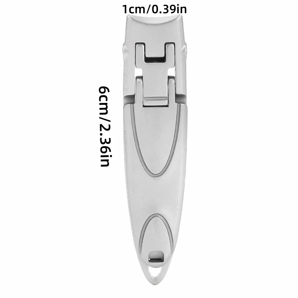 Stainless Steel Nail Clipper | Ultra-Thin Arc Jaw Anti-Splash Nail Clipper QXL