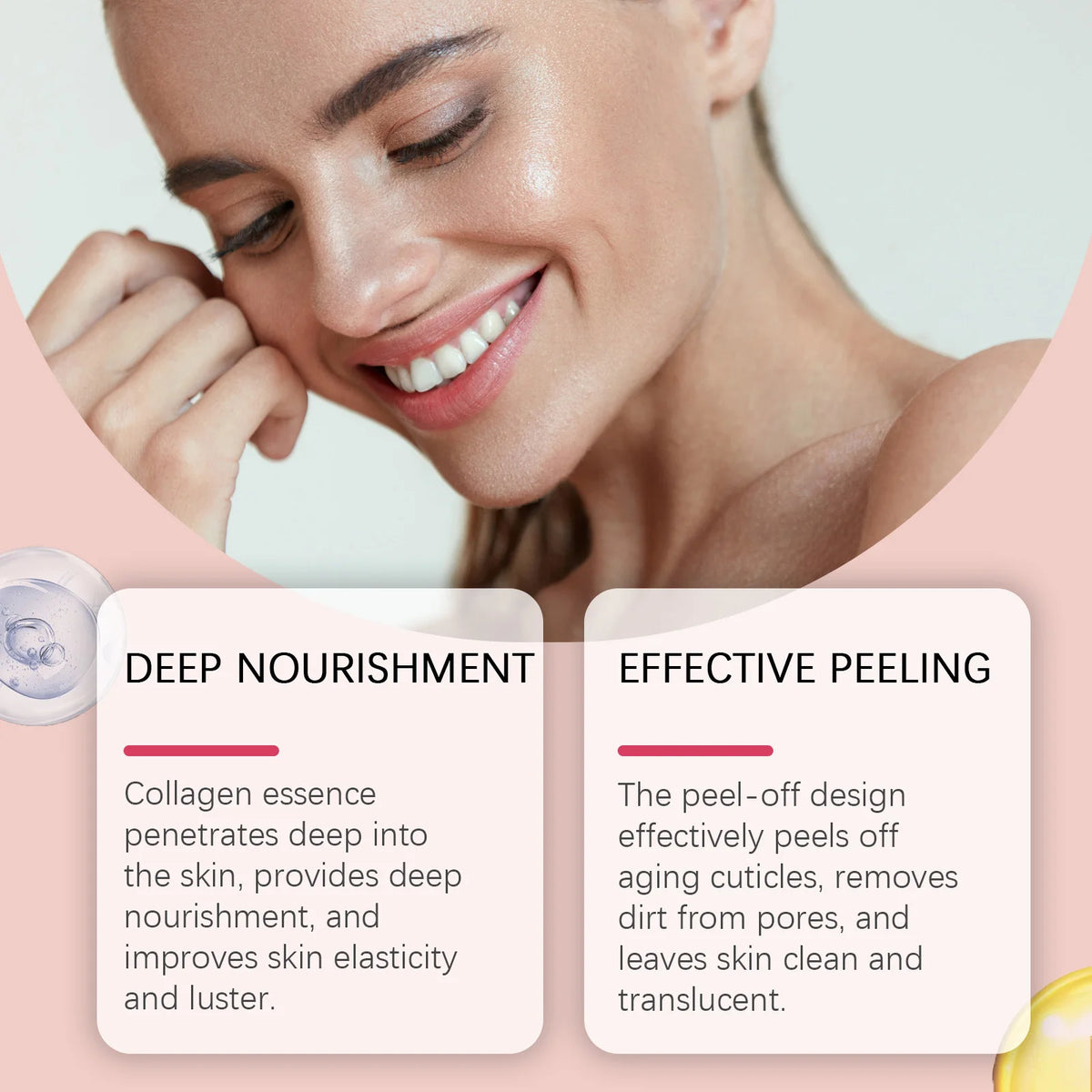 Eelhoe Overnight Collagen Peel-Off Mask | Ceramide Repair 75g Overnight Face Mask QXL