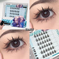 Gege Bear No-Glue False Lashes – 12 Zodiac Styles, Clear Band False Eyelashes QXL 05