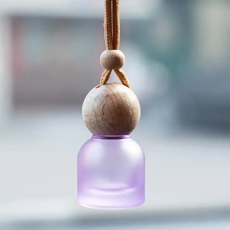 11ml Frosted Glass Car Perfume Bottle | Aromatherapy Pendant Perfume Bottle QXL