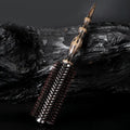 Boar Bristle Round Brush | Beech Wood Heat-Conducting Comb Round Styling Brush QXL Silver Beech Aluminu