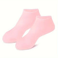 2-Pack Silicone Gel Moisturizing Spa Socks | Foot Care Moisturizing Spa Socks QXL 2PCS-Pink