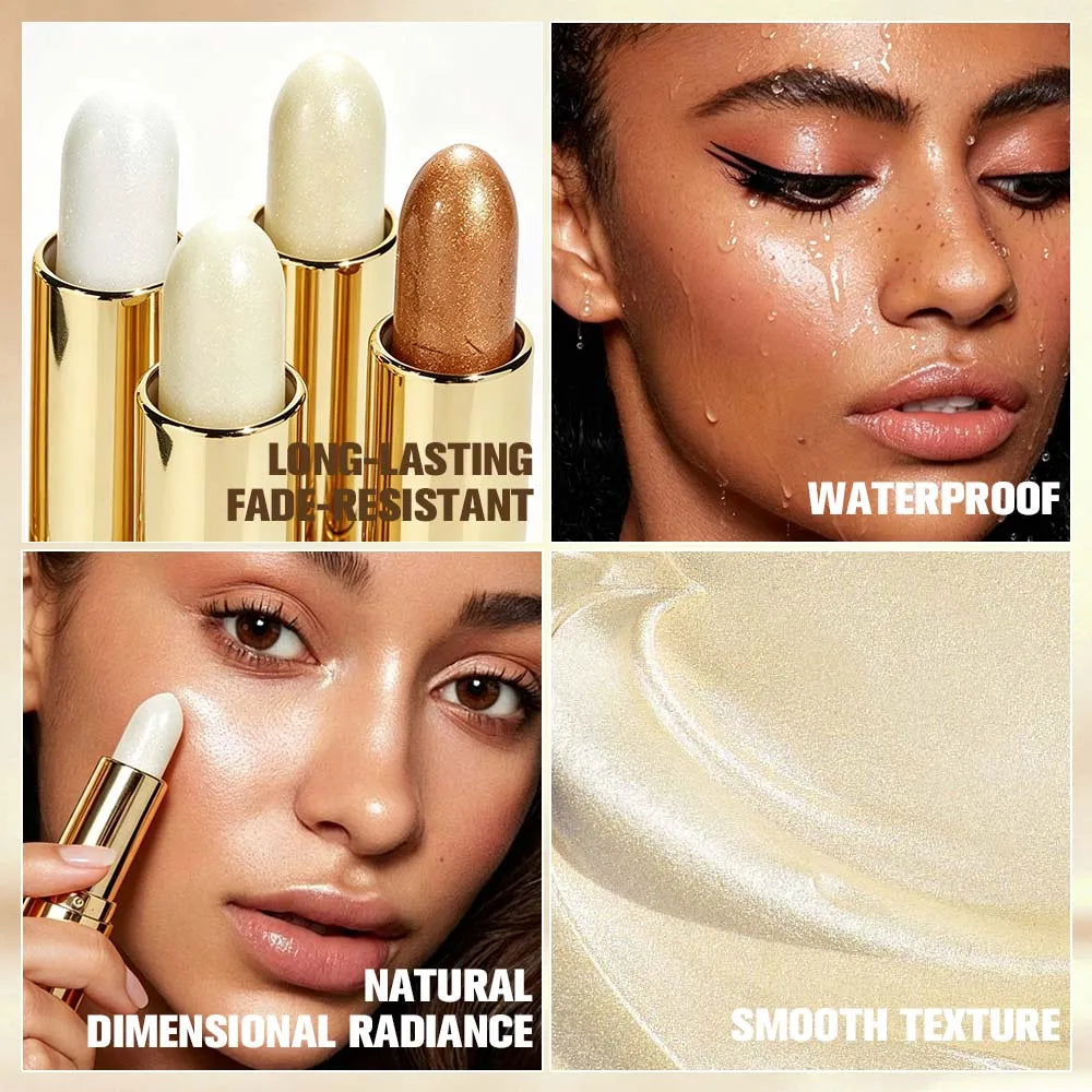 JUJU Dream Cream Highlighter Stick | Shimmer Glow Contour Cream Highlighter Stick QXL