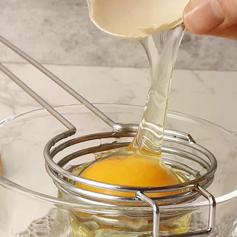 Stainless Steel Egg Yolk Separator & Egg White Divider Egg Separator Tool QXL